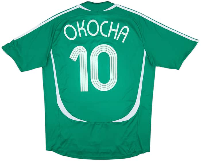 2006-07 Nigeria Home Shirt Okocha #10 - 6/10 - (XL)