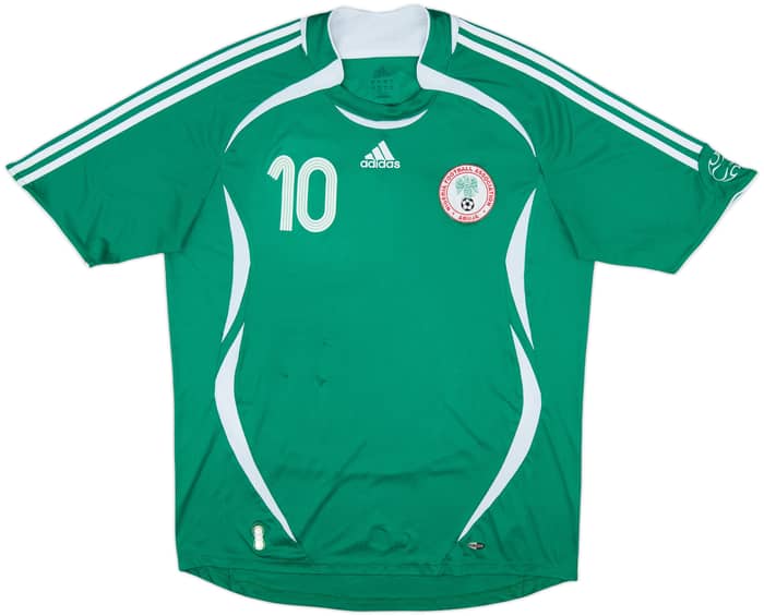 2006-07 Nigeria Home Shirt Okocha #10 - 6/10 - (XL)