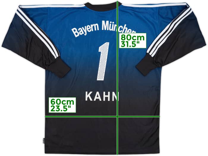 2001-02 Bayern Munich GK Shirt Kahn #1 - 6/10 - (L)