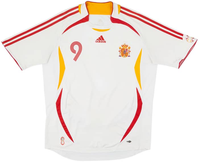 2006-08 Spain Away Shirt F.Torres #9 - 6/10 - (L)