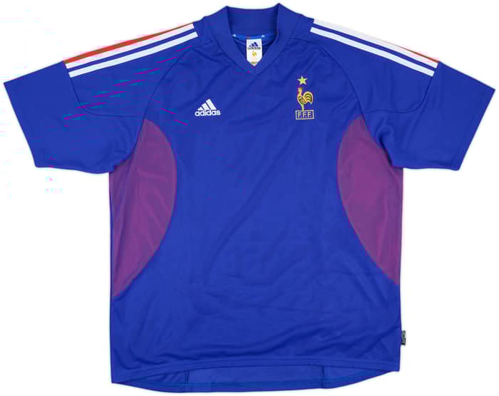 2002-04 France 'Signed' Home Shirt - 10/10 - (XL)