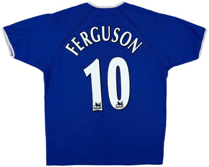 2003-04 Everton Home Shirt Ferguson #10 - 8/10 - (L)