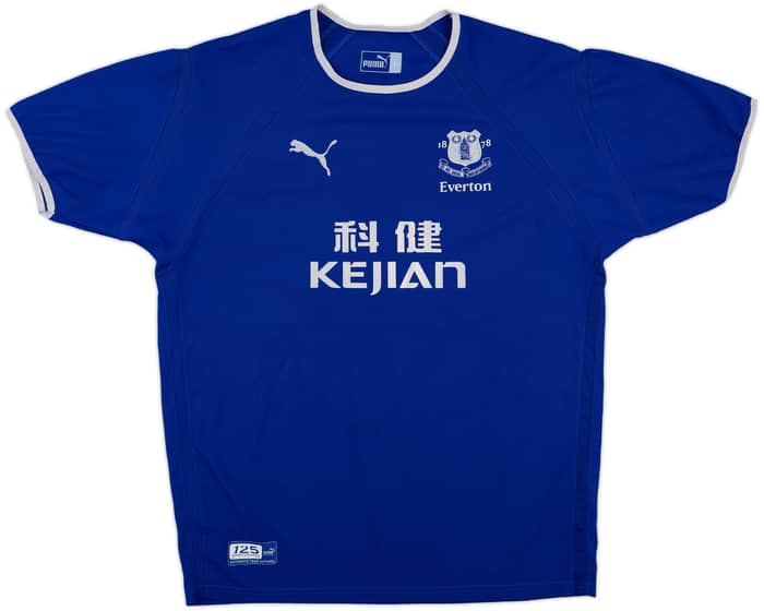2003-04 Everton Home Shirt Ferguson #10 - 8/10 - (L)