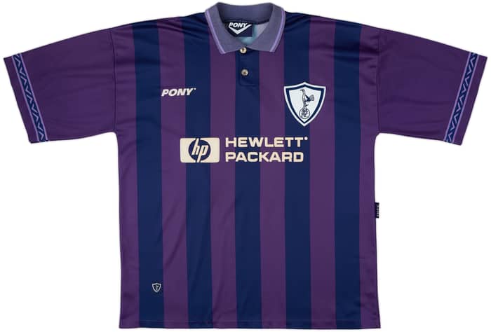 1995-97 Tottenham Away Shirt Sheringham #10 - 7/10 - (XL)