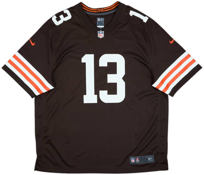 2022-25 Cleveland Browns Bojorquez #13 Nike Game Home Jersey - 8/10 - (XXL)
