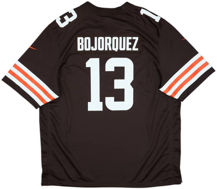 2022-25 Cleveland Browns Bojorquez #13 Nike Game Home Jersey - 8/10 - (XXL)
