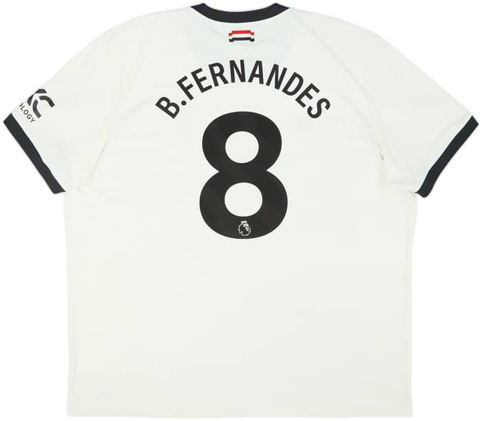 2024-25 Manchester United Third Shirt B.Fernandes #8 - 9/10 - (3XL)