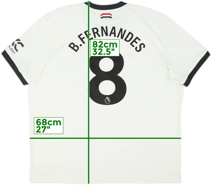 2024-25 Manchester United Third Shirt B.Fernandes #8 - 9/10 - (3XL)