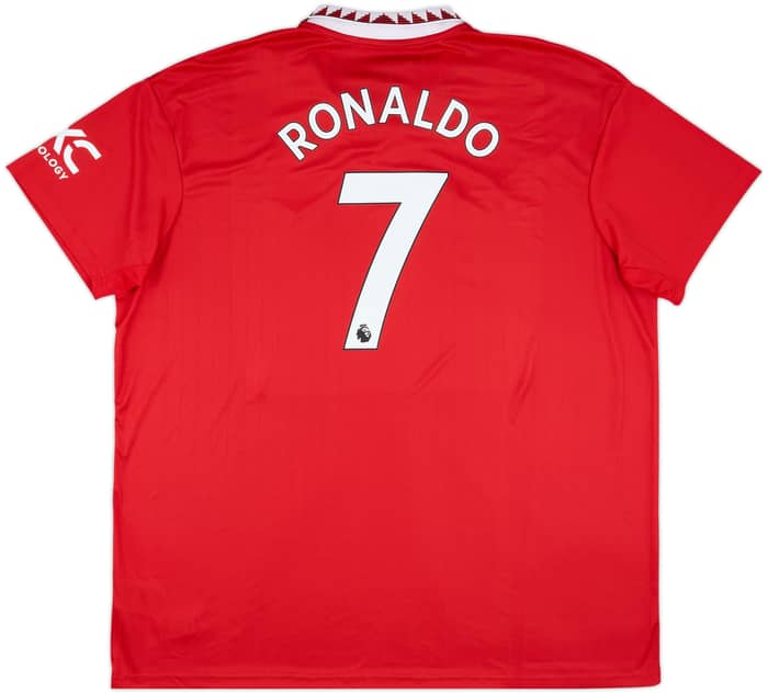 2022-23 Manchester United Home Shirt Ronaldo #7 - 8/10 - (3XL)