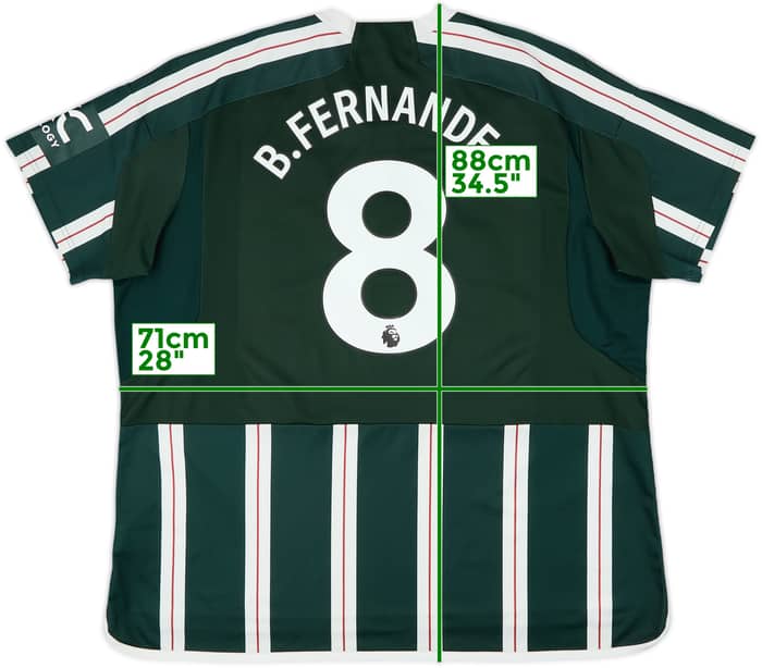 2023-24 Manchester United Away Shirt B.Fernandes #8 - 10/10 - (3XL)