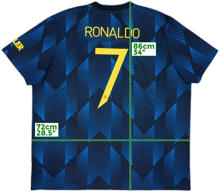 2021-22 Manchester United Third Shirt Ronaldo #7 - 10/10 - (3XL)