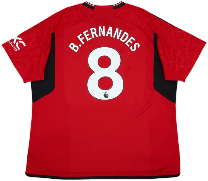 2023-24 Manchester United Home Shirt B.Fernandes #8 - 9/10 - (3XL)