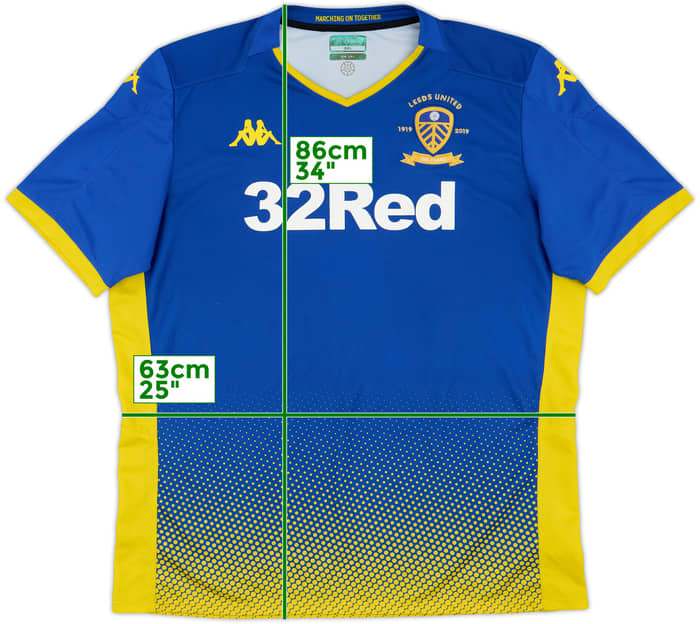 2019-20 Leeds United GK S/S Shirt - 6/10 - (4XL)