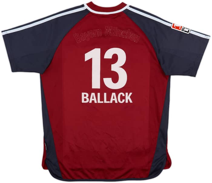 2002-03 Bayern Munich Home Shirt Ballack #13 - 4/10 - (XL.Boys)