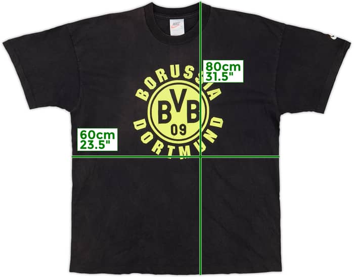 1995-96 Borussia Dortmund Nike Graphic Shirt - 6/10 - (XL)