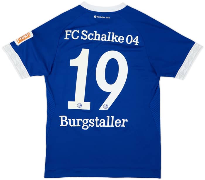 2018-19 Schalke Home Shirt Burgstaller #19 - 5/10 - (S)