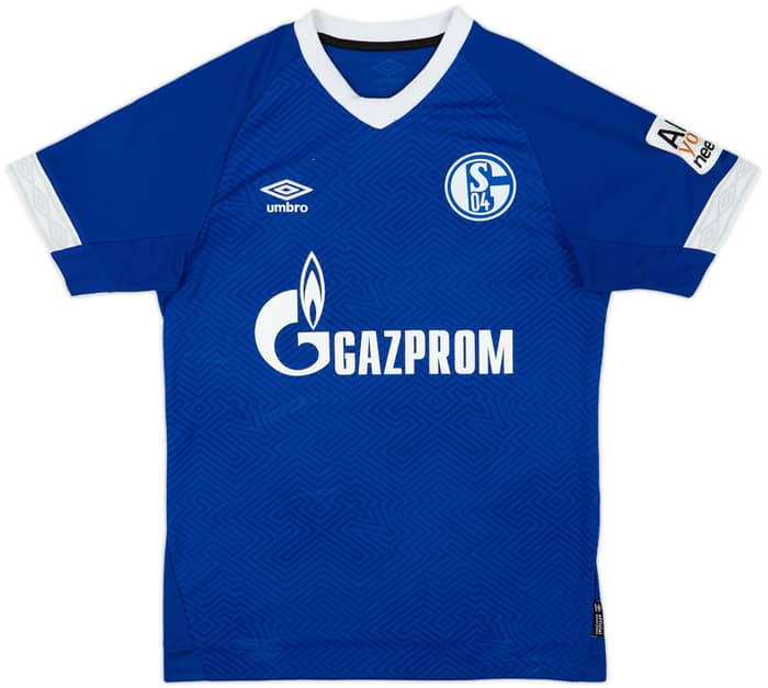 2018-19 Schalke Home Shirt Burgstaller #19 - 5/10 - (S)