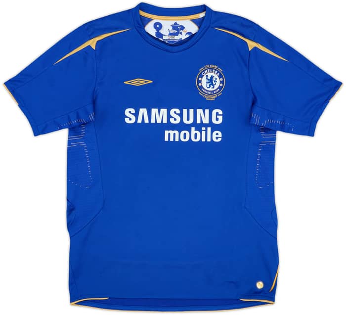 2005-06 Chelsea Centenary Home Shirt Lampard #8 - 8/10 - (XL.Boys)