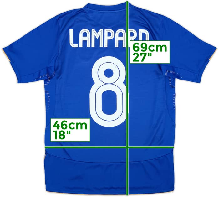 2005-06 Chelsea Centenary Home Shirt Lampard #8 - 8/10 - (XL.Boys)