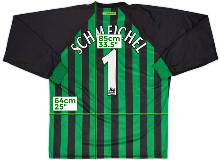 1997-98 Manchester United GK Shirt Schmeichel #1 - 6/10 - (XXL)