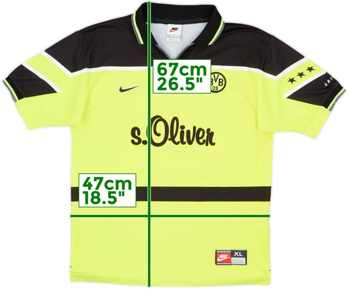 1997-98 Borussia Dortmund Home Shirt - 8/10 - (XL.Boys)