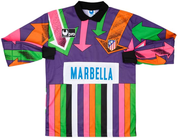 1993-94 Atletico Madrid GK Shirt #1 - 8/10 - (L)
