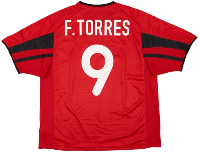 2001-02 Atletico Madrid Away Shirt F.Torres #9 - 8/10 - (L)
