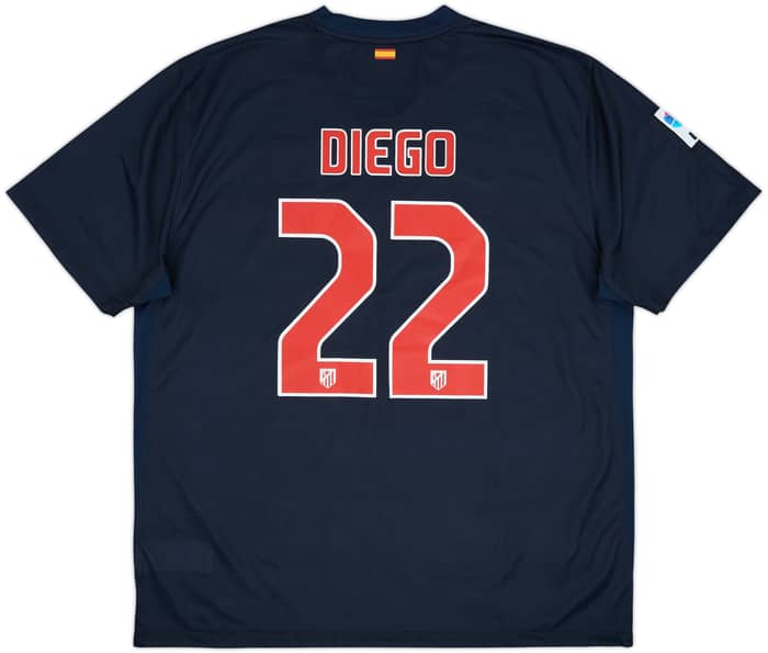 2011-12 Atletico Madrid Away Shirt Diego #22 - 8/10 - (XXL)