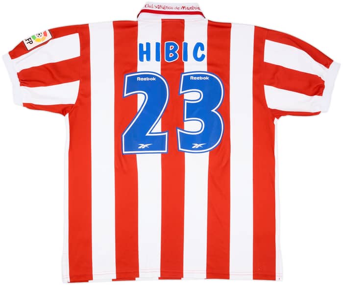 2000-01 Atletico Madrid Match Issue Home Shirt Hibic #23