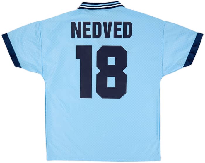 1996-97 Lazio Home Shirt Nedved #18 - 8/10 - (M)
