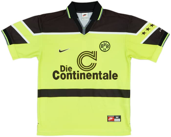 1997-98 Borussia Dortmund Home Shirt Moller #10 - 7/10 - (M)