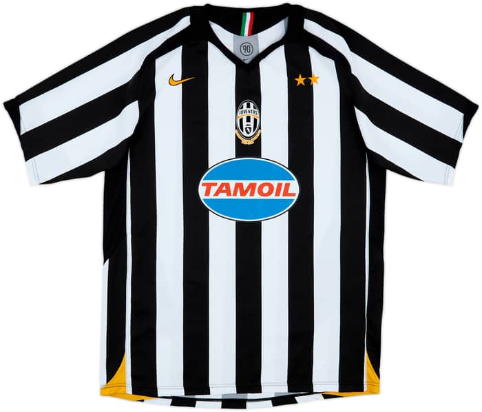 2005-06 Juventus Home Shirt Thuram #21 - 10/10 - (M)