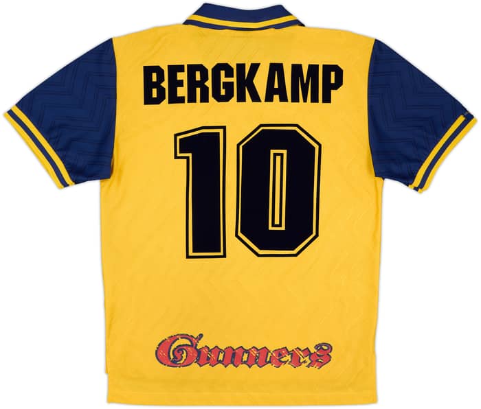 1996-97 Arsenal Away Shirt Bergkamp #10 - 6/10 - (M)