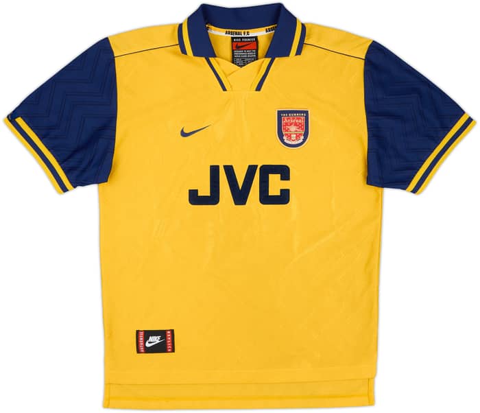1996-97 Arsenal Away Shirt Bergkamp #10 - 6/10 - (M)