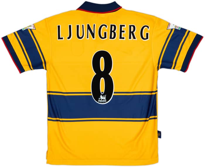 1997-99 Arsenal Away Shirt Ljungberg #8 - 9/10 - (M)