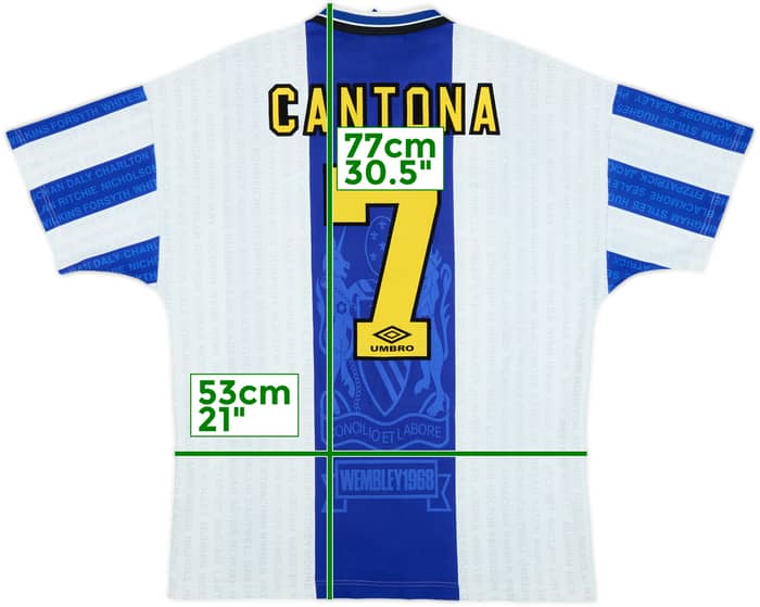 1994-96 Manchester United Third Shirt Cantona #7 - 5/10 - (L)