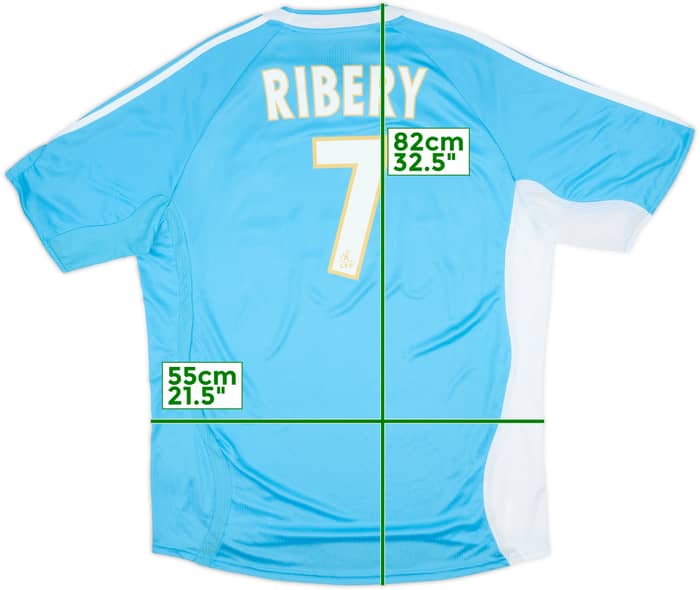 2006-07 Olympique Marseille Away Shirt Ribery #7 - 10/10 - (XL)