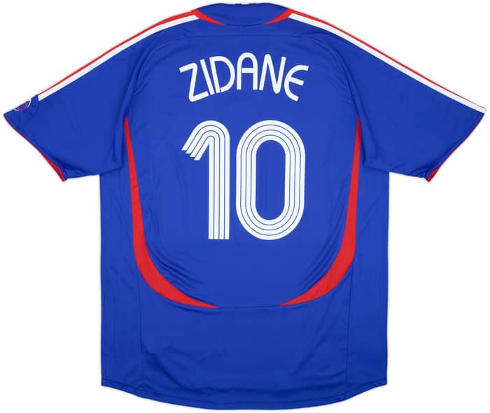 2006-07 France Home Shirt Zidane #10 - 7/10 - (XL)