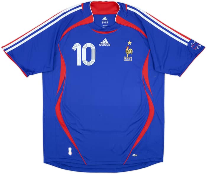 2006-07 France Home Shirt Zidane #10 - 7/10 - (XL)