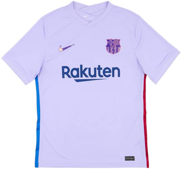 2021-22 Barcelona Away Shirt - 9/10 - (M)