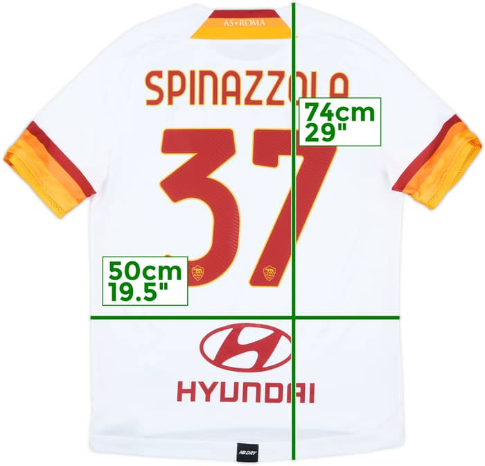 2021-22 Roma Away Shirt Spinazzola #37 - 8/10 - (M)