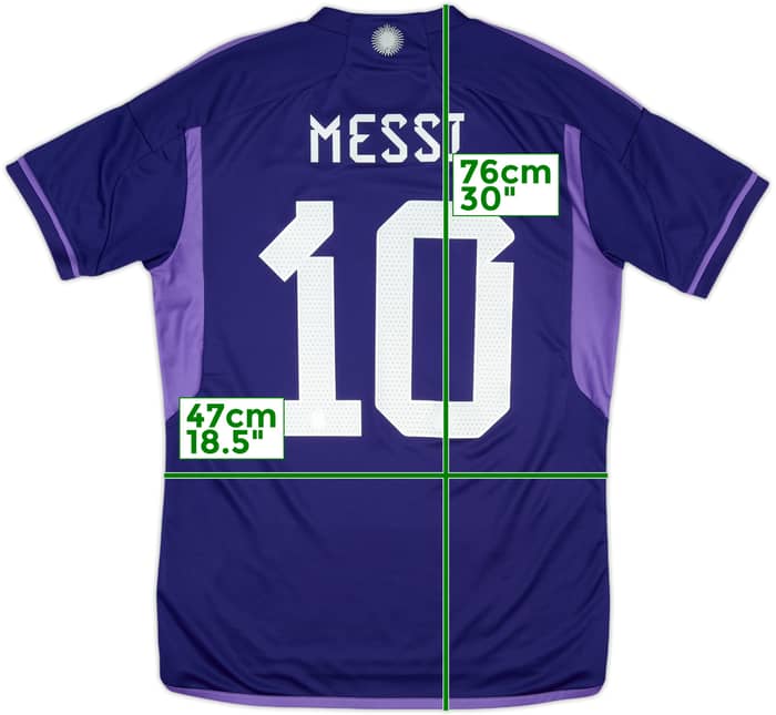 2022-23 Argentina Away Shirt Messi #10 - 10/10 - (M)