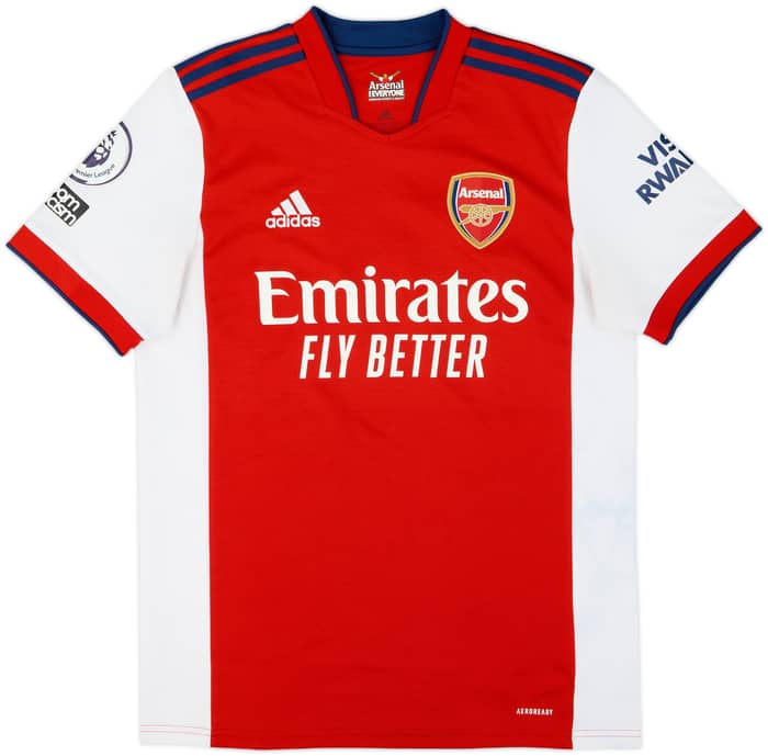 2021-22 Arsenal Home Shirt Smith Rowe #10 - 7/10 - (M)