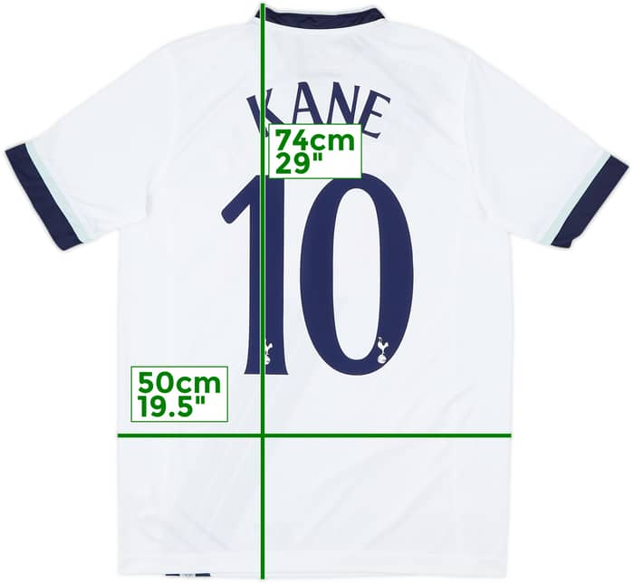 2014-15 Tottenham Home Shirt Kane #10 - 8/10 - (S)
