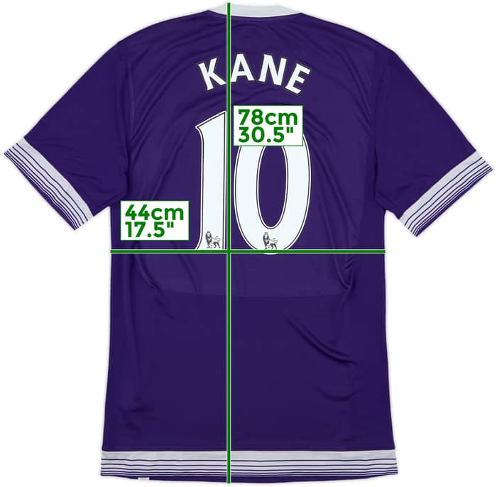 2015-16 Tottenham Third Shirt Kane #10 - 6/10 - (M)