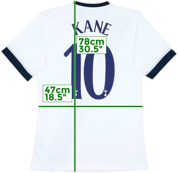 2015-16 Tottenham Home Shirt Kane #10 - 9/10 - (M)