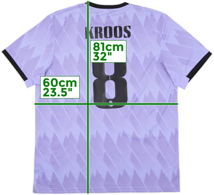 2022-23 Real Madrid Away Shirt Kroos #8 - 10/10 - (XL)