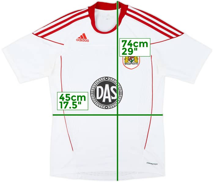 2010-11 Bristol City Away Shirt - 8/10 - (M)