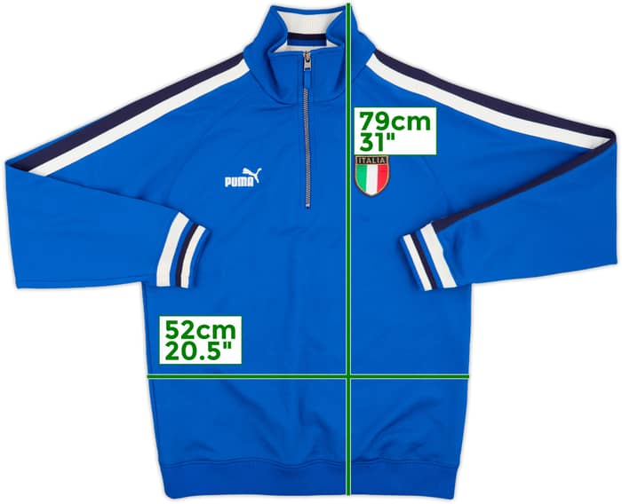 2003-04 Italy Puma 1/4 Zip Sweat Top - 9/10 - (L)