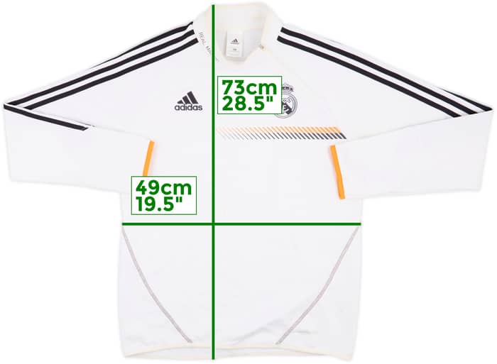 2013-14 Real Madrid adidas 1/4 Zip Drill Top - 5/10 - (L)